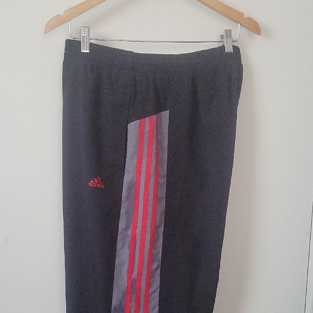 Adidas Black and Red Sweatpants - Picture 4 of 8